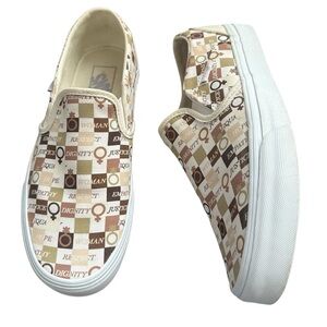 VANS ASHER DIVINE JUSTICE SLIP ON SNEAKERS SIZE 8.5